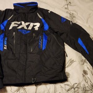FXR Men's Black and Blue Ski Jacket